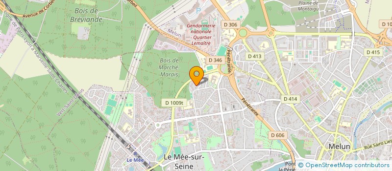 localisation de l'entreprise MONSIEUR TEDDY GOURVILLE  LE MEE-SUR-SEINE