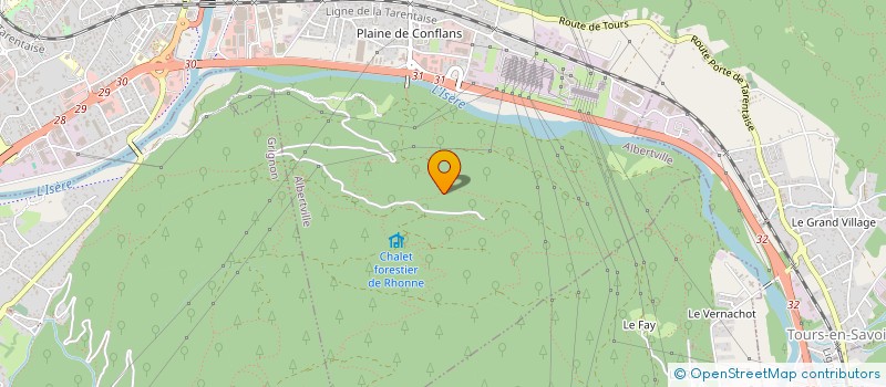 localisation de l'entreprise MONSIEUR TEDDY GUERDENER  ALBERTVILLE