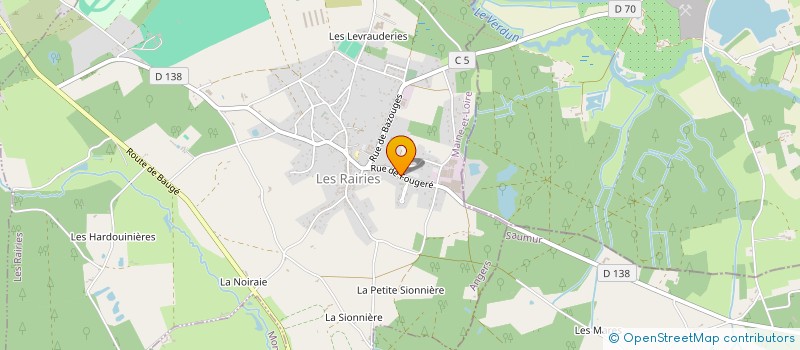 localisation de l'entreprise MONSIEUR TEDDY GUITER  LES RAIRIES