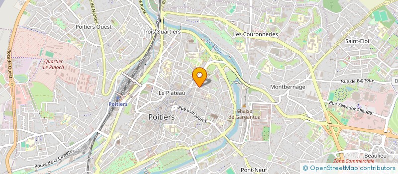 localisation de l'entreprise MONSIEUR TEDDY GUYOT  POITIERS