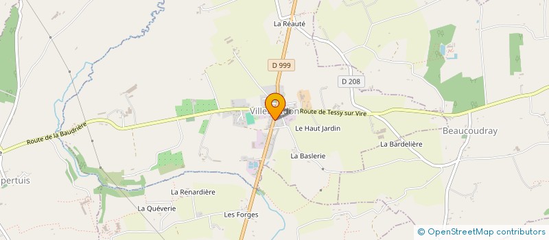 localisation de l'entreprise MONSIEUR TEDDY HARDY  VILLEBAUDON