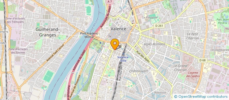 localisation de l'entreprise MONSIEUR TEDDY HERBUEL  VALENCE