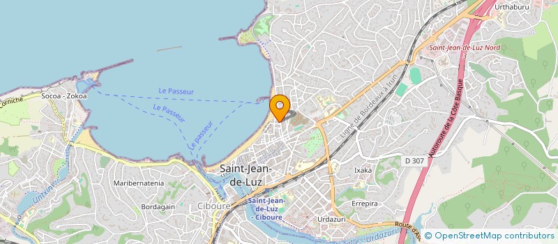 localisation de l'entreprise MONSIEUR TEDDY HORN à SAINT-JEAN-DE-LUZ