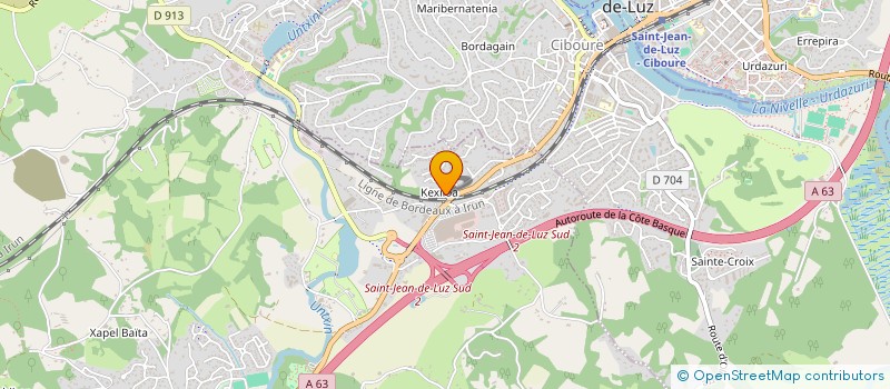 localisation de l'entreprise MONSIEUR TEDDY HORN à URRUGNE