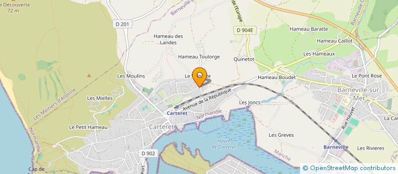 localisation de l'entreprise MONSIEUR TEDDY HUE  BARNEVILLE-CARTERET