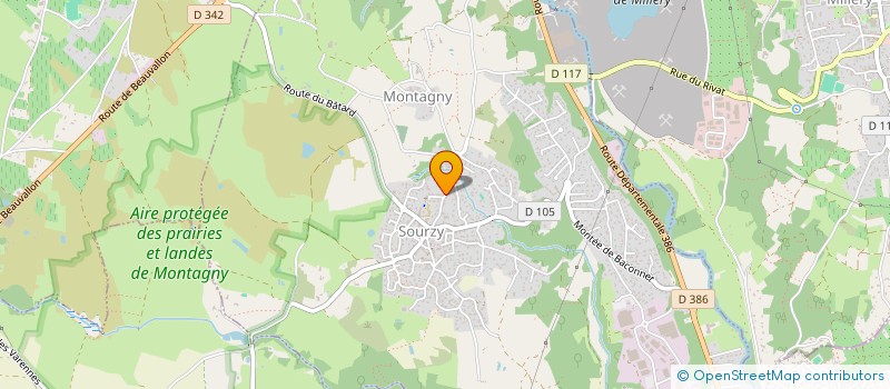 localisation de l'entreprise MONSIEUR TEDDY JACQUEMOND  MONTAGNY