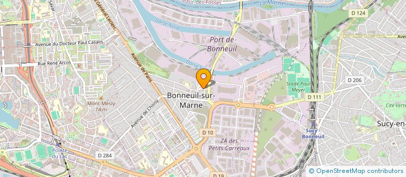 localisation de l'entreprise MONSIEUR TEDDY JAMEL FARAFEI DECKAMAN  BONNEUIL-SUR-MARNE