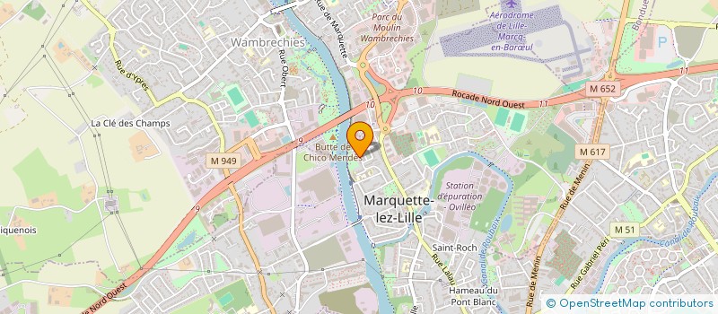 localisation de l'entreprise MONSIEUR TEDDY JANSSENS  MARQUETTE-LEZ-LILLE