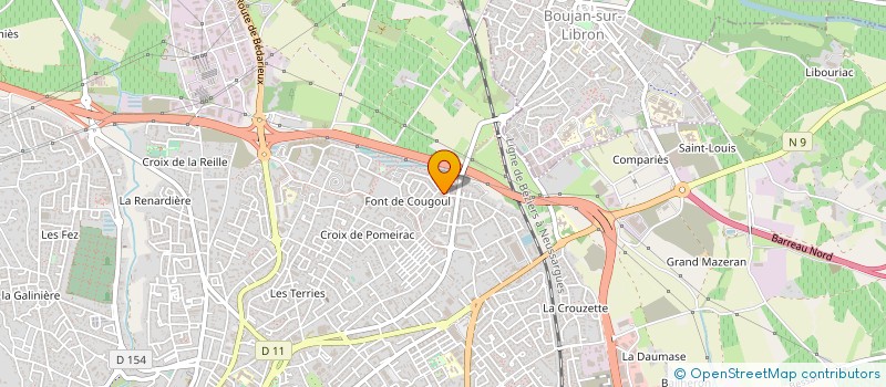 localisation de l'entreprise MONSIEUR TEDDY JEANTET  BEZIERS