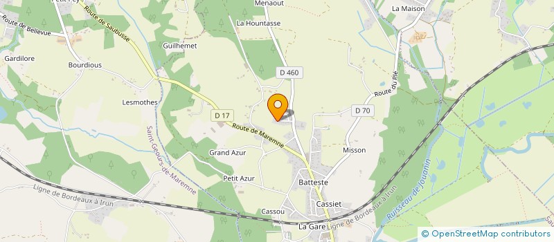 localisation de l'entreprise MONSIEUR TEDDY JEGO  SAUBUSSE