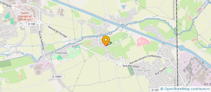 localisation de l'entreprise MONSIEUR TEDDY JENBACK à ISBERGUES