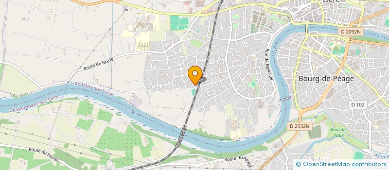 localisation de l'entreprise MONSIEUR TEDDY JOURDAN  ROMANS-SUR-ISERE