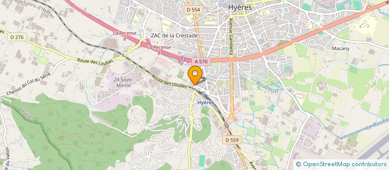 localisation de l'entreprise MONSIEUR TEDDY KAMMRADT  HYERES