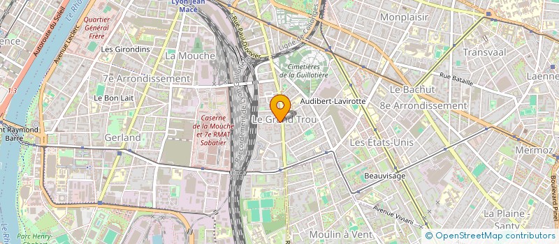 localisation de l'entreprise MONSIEUR TEDDY KOUBELI  LYON