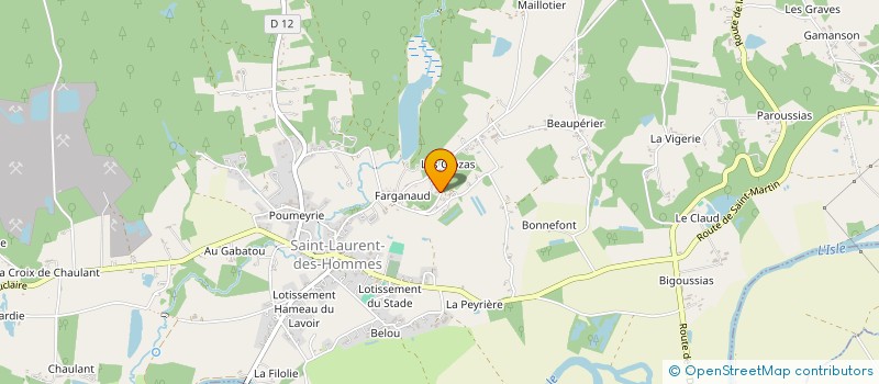 localisation de l'entreprise MONSIEUR TEDDY LABELLE  SAINT-LAURENT-DES-HOMMES