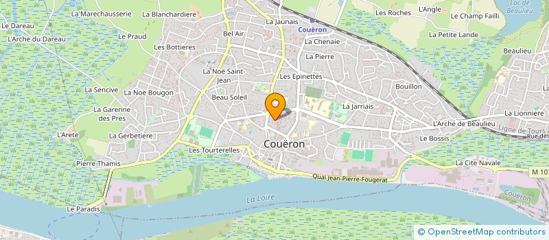 localisation de l'entreprise MONSIEUR TEDDY LAMARQUE  COUERON