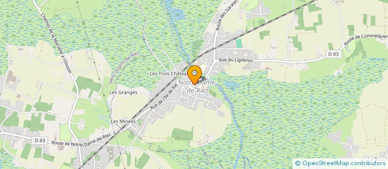 localisation de l'entreprise MONSIEUR TEDDY LEBEL  NOTRE-DAME-DE-RIEZ