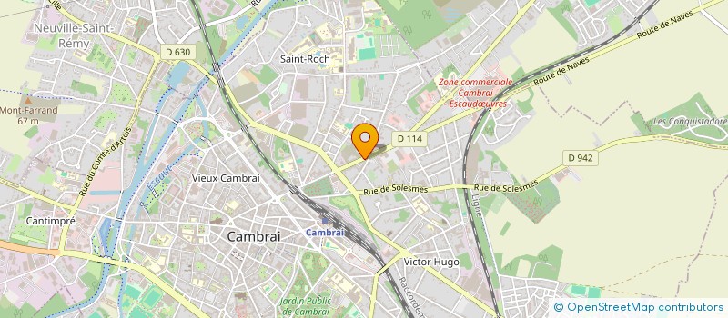 localisation de l'entreprise MONSIEUR TEDDY LECOMTE  NOYELLES-SUR-ESCAUT