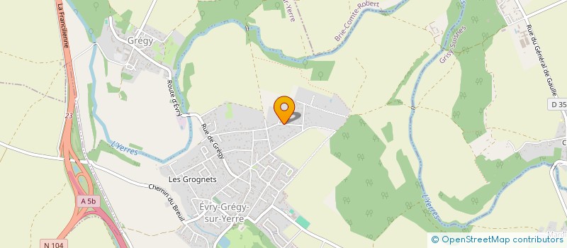 localisation de l'entreprise MONSIEUR TEDDY LEFEBVRE à EVRY-GREGY-SUR-YERRE