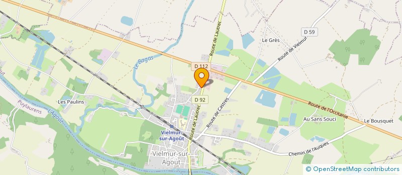 localisation de l'entreprise MONSIEUR TEDDY LEFEBVRE  VIELMUR-SUR-AGOUT