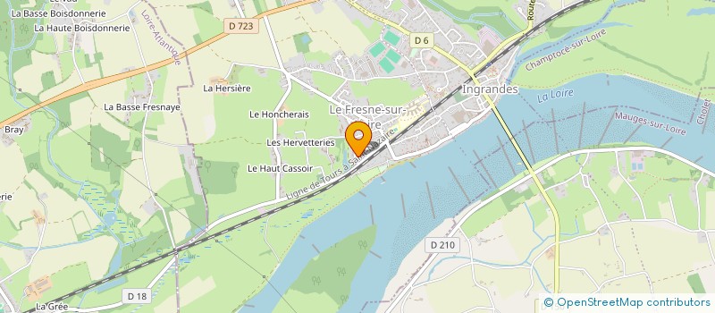 localisation de l'entreprise MONSIEUR TEDDY LEGAL à INGRANDES-LE-FRESNE-SUR-LOIRE