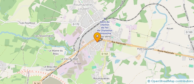 localisation de l'entreprise MONSIEUR TEDDY LEGER à TERRES-DE-HAUTE-CHARENTE