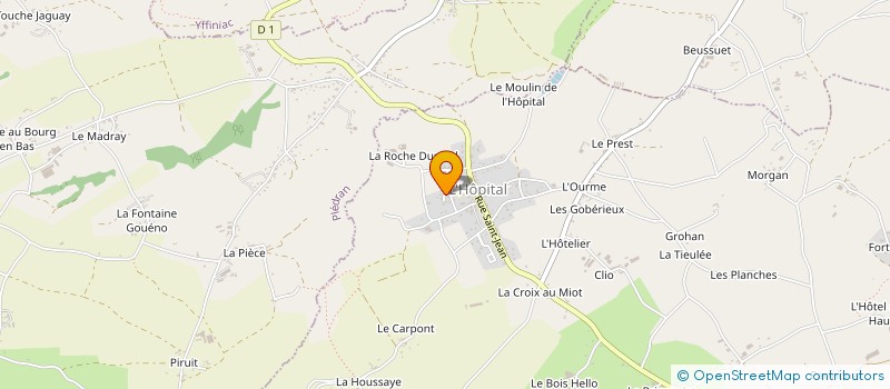 localisation de l'entreprise MONSIEUR TEDDY LEGRAND  QUESSOY