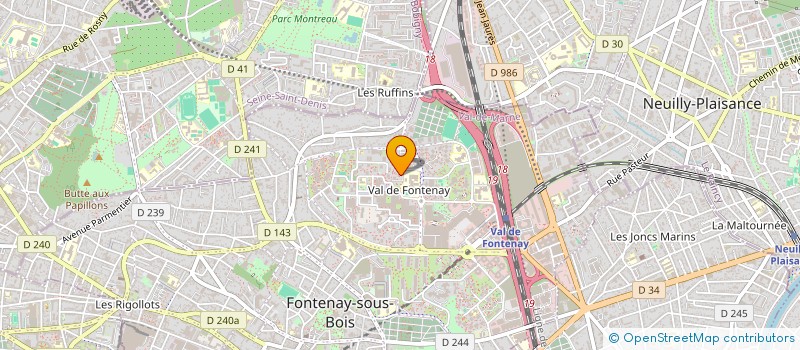 localisation de l'entreprise MONSIEUR TEDDY LEGUET à FONTENAY-SOUS-BOIS