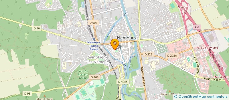 localisation de l'entreprise MONSIEUR TEDDY LENFANT  NEMOURS