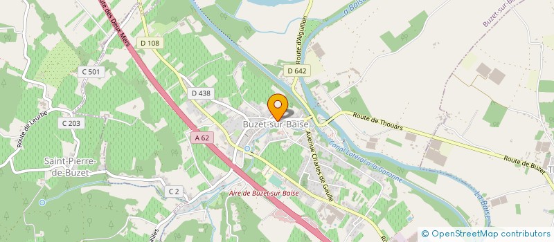 localisation de l'entreprise MONSIEUR TEDDY LIGARDES  BUZET-SUR-BAISE