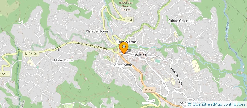 localisation de l'entreprise MONSIEUR TEDDY LISCHA à VENCE