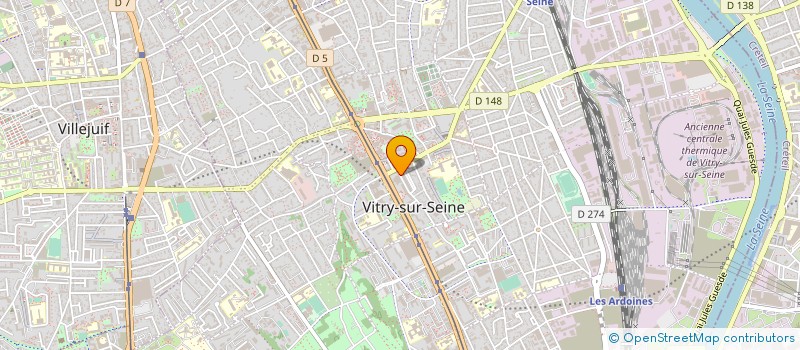localisation de l'entreprise MONSIEUR TEDDY LOPEZ  VITRY-SUR-SEINE