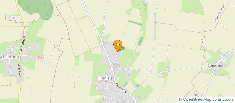 localisation de l'entreprise MONSIEUR TEDDY MACRON  FRANLEU