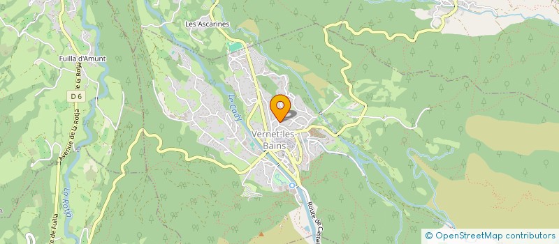 localisation de l'entreprise MONSIEUR TEDDY MAIGNAN  VERNET LES BAINS