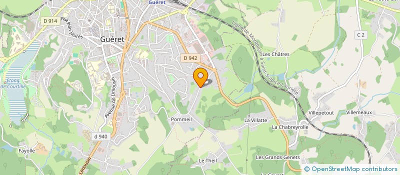localisation de l'entreprise MONSIEUR TEDDY MARONNE  GUERET