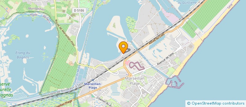 localisation de l'entreprise MONSIEUR TEDDY MAROTEL à MARSEILLAN