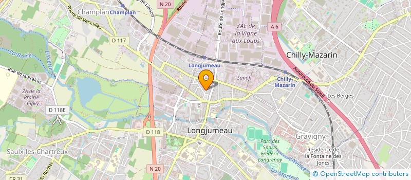 localisation de l'entreprise MONSIEUR TEDDY MAUDON à LONGJUMEAU