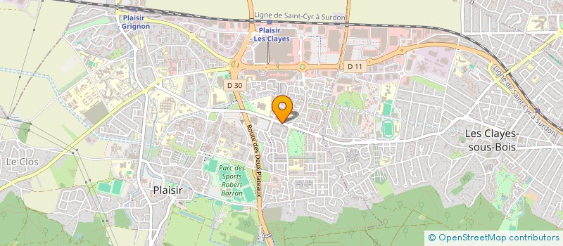 localisation de l'entreprise MONSIEUR TEDDY MAXIMILIEN à PLAISIR