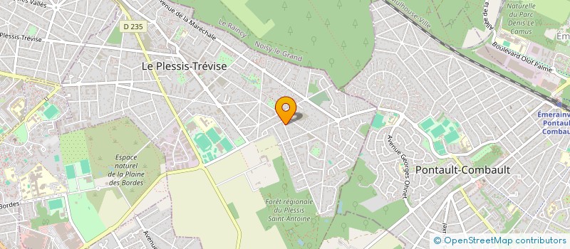 localisation de l'entreprise MONSIEUR TEDDY MBOUKOU  LE PLESSIS-TREVISE