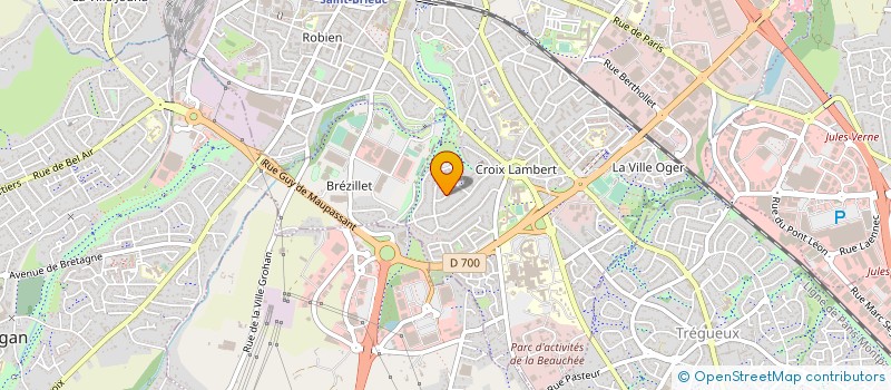 localisation de l'entreprise MONSIEUR TEDDY MOISAN  SAINT-BRIEUC