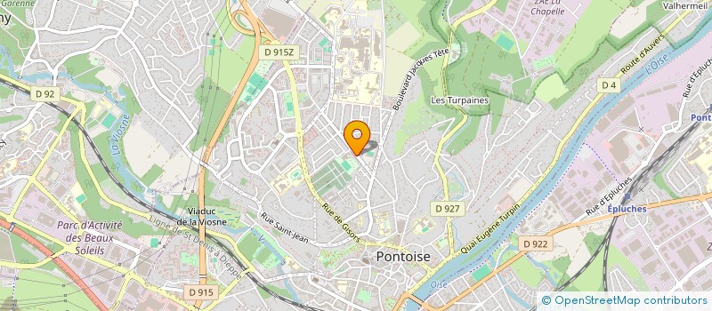 localisation de l'entreprise MONSIEUR TEDDY MONTEIRO TAVARES  PONTOISE