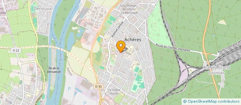 localisation de l'entreprise MONSIEUR TEDDY MORDIER-ALCIME  ACHERES