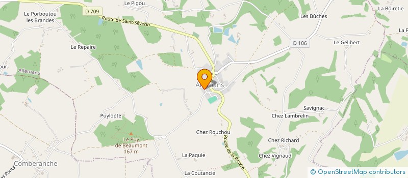 localisation de l'entreprise MONSIEUR TEDDY MOREAU  ALLEMANS