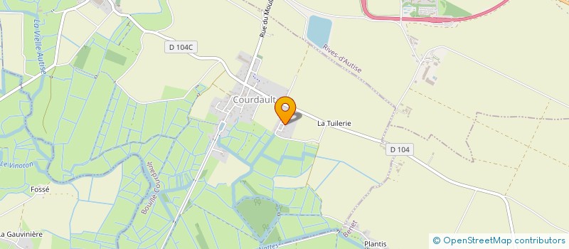 localisation de l'entreprise MONSIEUR TEDDY MORINIERE  BOUILLE-COURDAULT