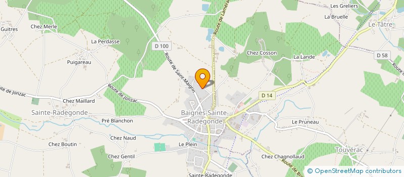 localisation de l'entreprise MONSIEUR TEDDY MORNET à BAIGNES-SAINTE-RADEGONDE