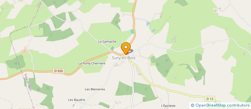 localisation de l'entreprise MONSIEUR TEDDY MOSDINE  SURY-ES-BOIS