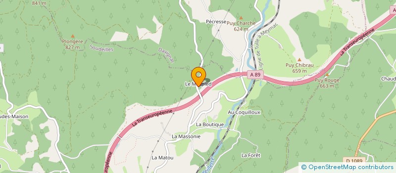 localisation de l'entreprise MONSIEUR TEDDY MOULARA  SOUDEILLES