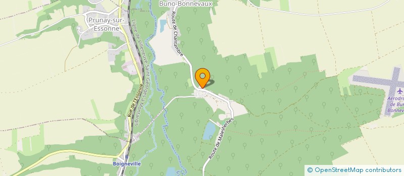 localisation de l'entreprise MONSIEUR TEDDY MUGENS  BUNO-BONNEVAUX