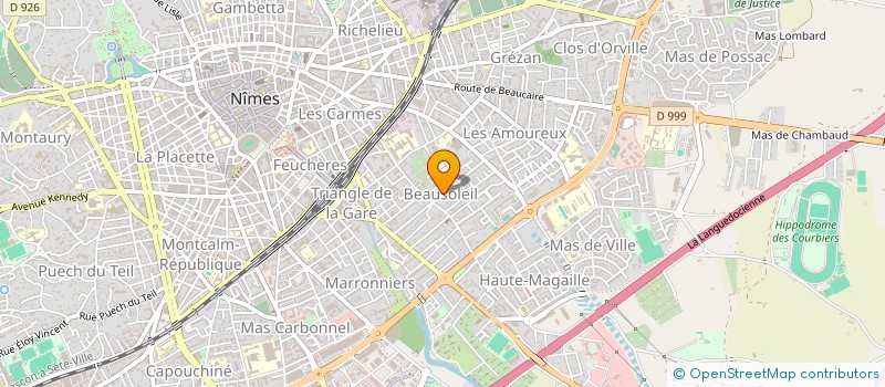 localisation de l'entreprise MONSIEUR TEDDY MUNOZ  NIMES