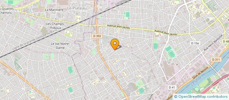 localisation de l'entreprise MONSIEUR TEDDY NDANDOU à BEZONS